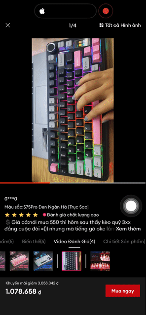 Bàn phím cơ AULA S75Pro Đen. Mua bán Phụ kiện (Màn hình, Chuột...) tại Quận Liên Chiểu Đà Nẵng được đăng bởi Hùng Vũ hình 1