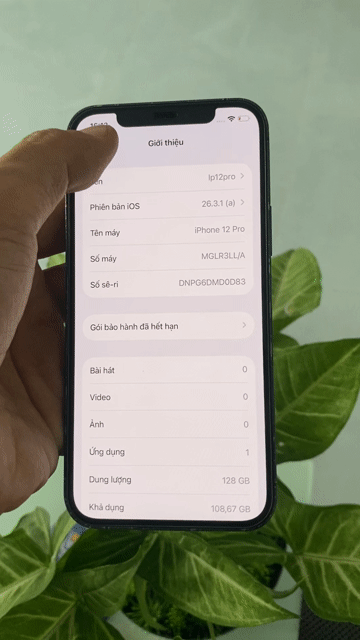 Apple iPhone 12 Pro 128GB Xanh. Mua bán Điện thoại tại Quận Bình Thuỷ Cần Thơ được đăng bởi HK286cmt8 hình 1