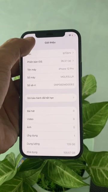 Apple iPhone 12 Pro 128GB Xanh. Mua bán Điện thoại tại Quận Bình Thuỷ Cần Thơ được đăng bởi HK286cmt8 hình 1