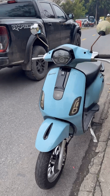 Xe máy điện Kazuki Canely Xanh ngọc bình mới 100%. Mua bán Xe máy tại Quận Liên Chiểu Đà Nẵng được đăng bởi Xe Điện Cũ Nz hình 1