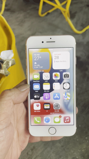 Apple iPhone 7 Vàng hồng Đã sử dụng. Mua bán Điện thoại tại Huyện Long Thành Đồng Nai được đăng bởi minhtien hình 1