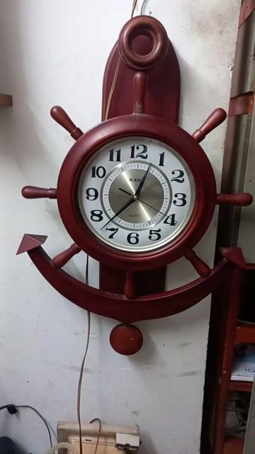 Đồng hồ treo tường Kans Gỗ. Mua bán Nội thất, đồ gia dụng khác tại Quận 1 Tp Hồ Chí Minh được đăng bởi Anh Phát  hình 1