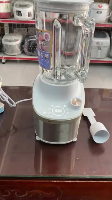 Máy xay sinh tố Philips HR3760/01 Thủy tinh 1500w. Mua bán Bếp, lò, đồ điện nhà bếp tại Huyện Bình Chánh Tp Hồ Chí Minh được đăng bởi Điện Máy Cát Tường hình 1