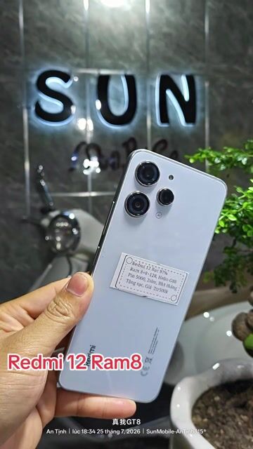 Redmi 12R8+128 Pin5000 2sim . Mua bán Điện thoại tại Huyện Trảng Bàng Tây Ninh được đăng bởi Sun Mobile Shop Điện Thoại Trảng Bàng Tây Ninh 01 hình 1