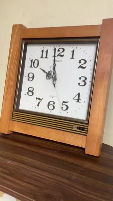 Đồng hồ treo tường Seiko Nhật 2 gông 2 búa .. Mua bán Nội thất, đồ gia dụng khác tại Thành phố Phú Quốc Kiên Giang được đăng bởi Japanese goods hình 1