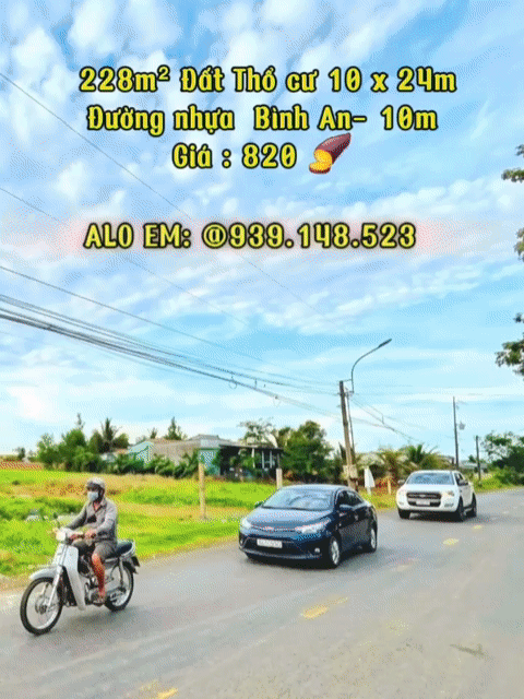 Mua bán Đất Huyện Tân Trụ Long An diện tích 228 m² giá 820 triệu