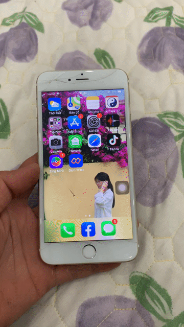Apple iPhone 6 Plus Vàng đồng Nứt kính. Mua bán Điện thoại tại Huyện Đoan Hùng Phú Thọ được đăng bởi Hoàng quân hình 1