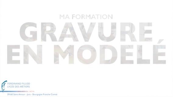 Ma formation : CAP gravure en modelé : Grave bien, non !