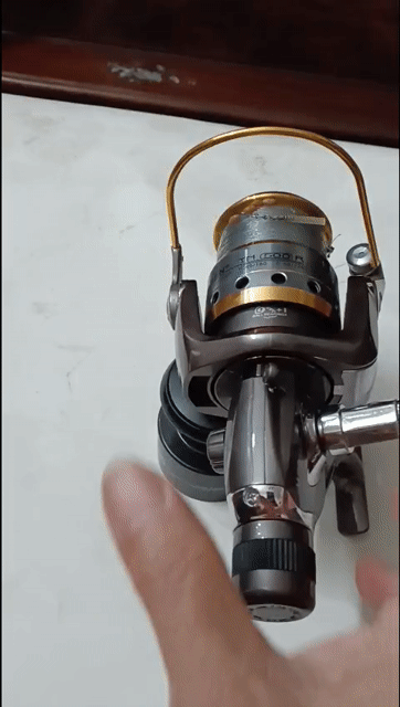 Máy câu cá TN500R Xám, Vàng. Mua bán Đồ thể thao, Dã ngoại tại Quận Long Biên Hà Nội được đăng bởi Nguyenthuat hình 1
