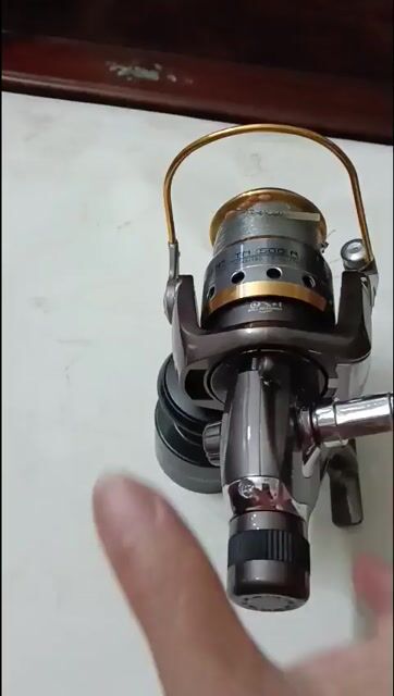 Máy câu cá TN500R Xám, Vàng. Mua bán Đồ thể thao, Dã ngoại tại Quận Long Biên Hà Nội được đăng bởi Nguyenthuat hình 1