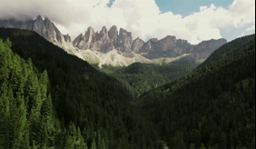 意大利多洛米蒂山无人机航拍4K超清视频