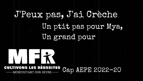 J'peux pas, j'ai crèche... (un petit pas pour Mya, un grand pour maman)