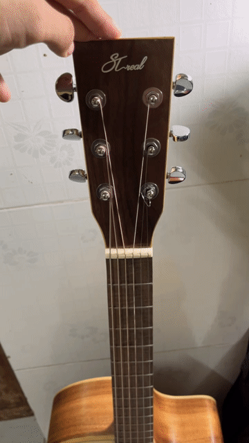 Guitar Acoustic ST.Real AL-01 Full Solid - Gỗ Điệp. Mua bán Nhạc cụ tại Thành phố Qui Nhơn Bình Định được đăng bởi Hoàng Mạnh Dũng hình 1