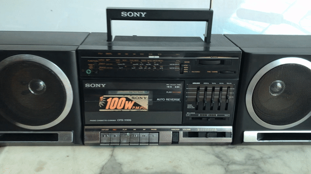 Đài cassette Sony CFS-1110S Đen đang sử dụng tốt. Mua bán Tivi, Âm thanh tại Thành phố Thủ Đức Tp Hồ Chí Minh được đăng bởi Xuân Bằng hình 1