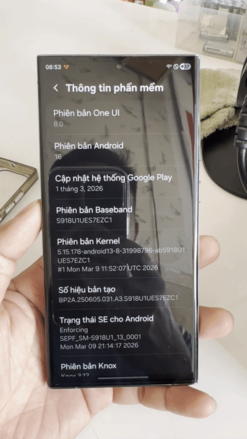 Samsung Galaxy S23 Ultra 512GB Xám Mỹ. Mua bán Điện thoại tại Thị xã Bến Cát Bình Dương được đăng bởi Nguyễn Viên hình 1