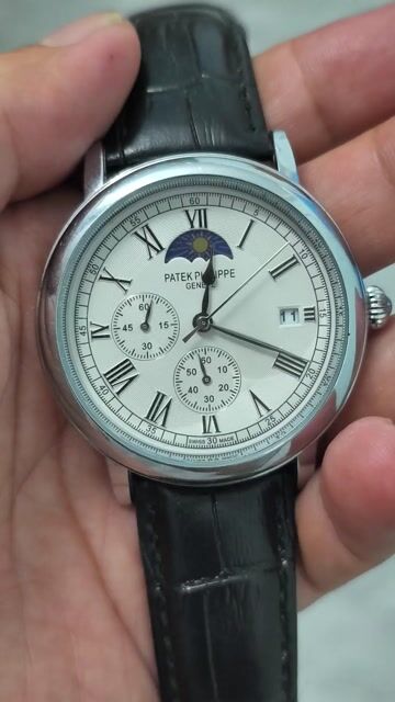 Đồng hồ 3 cốt 5 kim size 43mm, 1 lịch, trăng sao. Mua bán Đồng hồ tại Thành phố Huế Thừa Thiên Huế được đăng bởi Shop LucyHoang hình 1