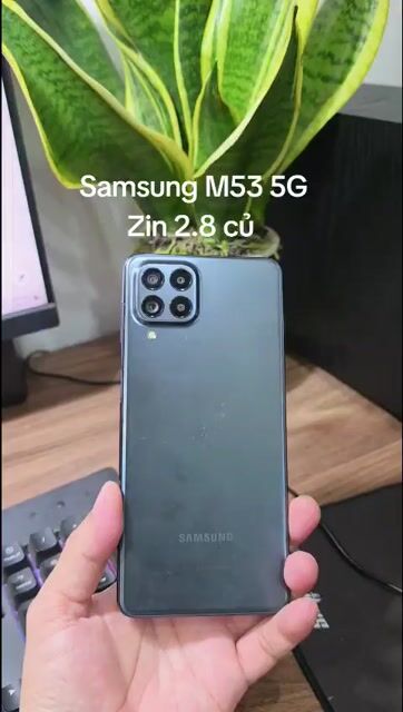 Samsung M53 5G 128GB Zin mượt, pin khỏe. Mua bán Điện thoại tại Quận Hà Đông Hà Nội được đăng bởi Shop Điện Thoại Cũ Zin hình 1
