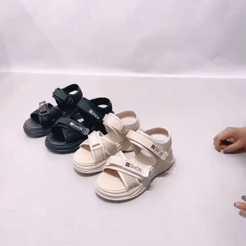 Giày dép Xăng đan Đen, kem. Mua bán Giày dép tại Thành phố Hưng Yên Hưng Yên được đăng bởi Trần Bạch Vy hình 1