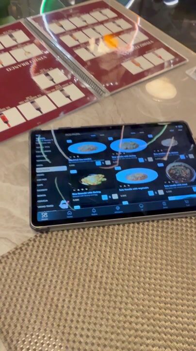 Ordering on the iPad at Sushi Empire: video from Sushi Empire, Madeira