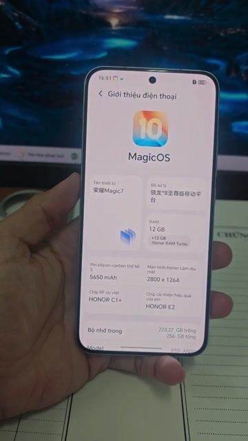 Honor Magic 7 256GB Bạc. Mua bán Điện thoại tại Huyện Cần Giuộc Long An được đăng bởi Tú cá cờ hình 1