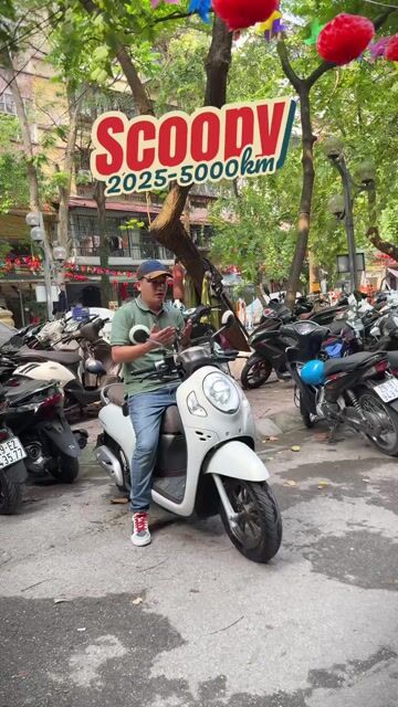 Honda Scoopy 2025 Trắng Cực Kỳ Mới 29BD. Mua bán Xe máy tại Quận Ba Đình Hà Nội được đăng bởi Xe Máy Nam Thi hình 1