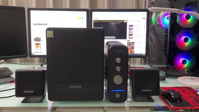 Loa vi tính Microlab Đen Đã sử dụng. Mua bán Tivi, Âm thanh tại Quận Ninh Kiều Cần Thơ được đăng bởi  tan phat hình 1