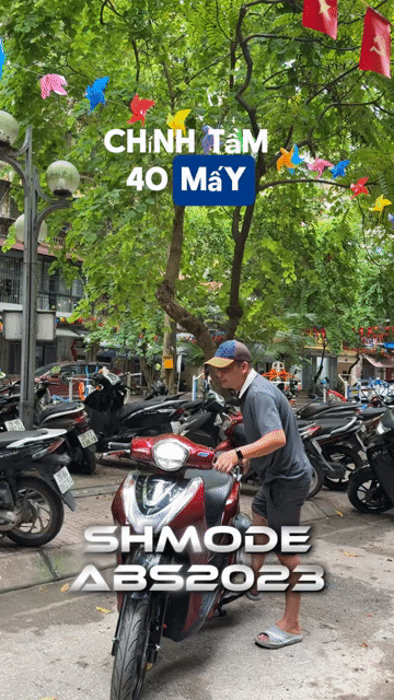 Honda Sh mode ABS thể thao 2023 Đỏ Cực Mới 29E2. Mua bán Xe máy tại Quận Ba Đình Hà Nội được đăng bởi Xe Máy Nam Thi hình 1