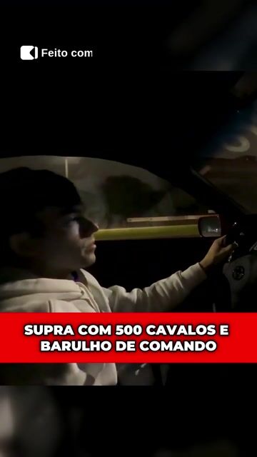SUPRA COM 500 CAVALOS E BARULHO DE COMANDO