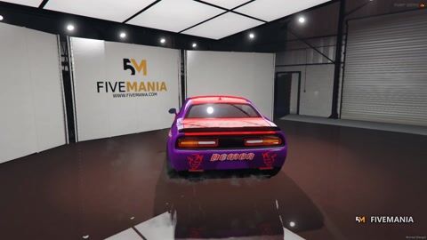 FIVEM Dodge Challenger SRT Demon | Realistic Sports Car [Badged] Add-On | Custom Livery | Custom Wheels | Optimized | Fivem Ready | High Quality — video preview