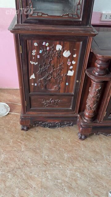 Kệ TV Gỗ Nâu 2m10x2m25. Mua bán Tủ, kệ gia đình tại Quận Hà Đông Hà Nội được đăng bởi Năng hình 1