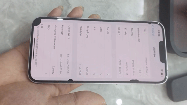 Apple iPhone 14 Plus 128GB Trắng. Mua bán Điện thoại tại Quận Hoàng Mai Hà Nội được đăng bởi TÍN ĐÀO TRUNG hình 1