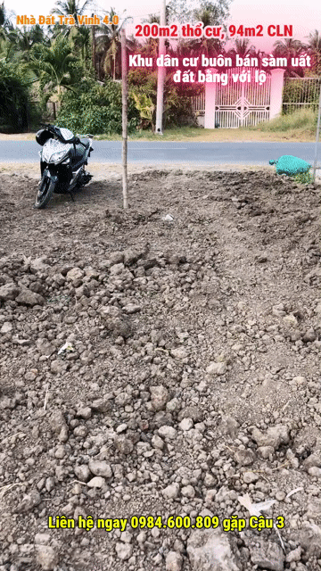 Mua bán Đất Huyện Càng Long Trà Vinh diện tích 294 m² giá 1,29 tỷ