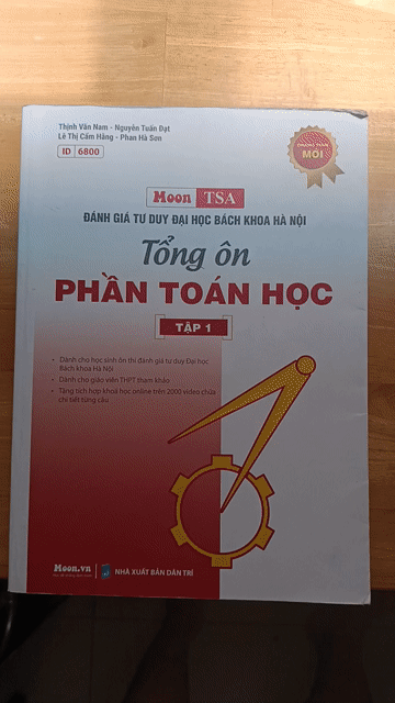 TSA Tổng ôn Phần Toán Học Tập 1, 2. Mua bán Sách tại Quận Hải Châu Đà Nẵng được đăng bởi Hoàng Yến hình 1