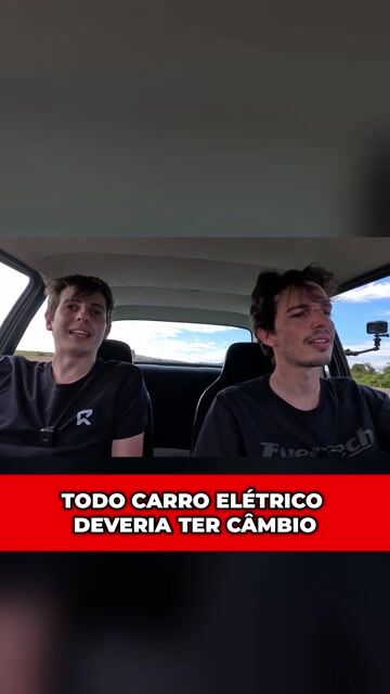 TODO CARRO ELÉTRICO DEVERIA TER CÂMBIO