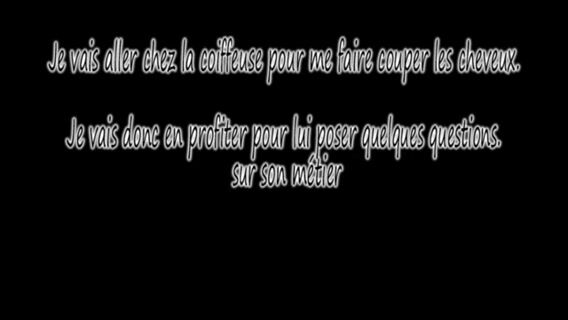 Rendez-vous chez la coiffeuse