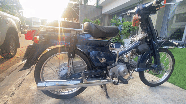 Honda Cub DH88 Xanh. Mua bán Xe máy tại Thị xã Bến Cát Bình Dương được đăng bởi Chí Mang hình 1