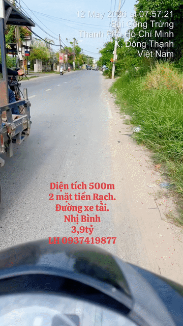 Mua bán Đất Huyện Hóc Môn Tp Hồ Chí Minh diện tích 500 m² giá 3,9 tỷ
