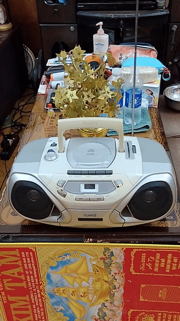 Đài CD Cassette Philips AZ1050 điện 220v. Mua bán Tivi, Âm thanh tại Quận Tân Bình Tp Hồ Chí Minh được đăng bởi AHuy hình 1