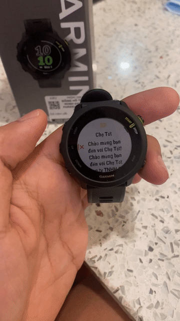 Garmin Forerunner 55 Đen new 100% (mới mua 6/6/26). Mua bán Thiết bị đeo thông minh tại Quận Gò Vấp Tp Hồ Chí Minh được đăng bởi Nguyễn Thái hình 1