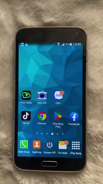 Galaxy S5 Trắng mạng 4G màn hình đẹp keng. Mua bán Điện thoại tại Quận Phú Nhuận Tp Hồ Chí Minh được đăng bởi Minh hình 1