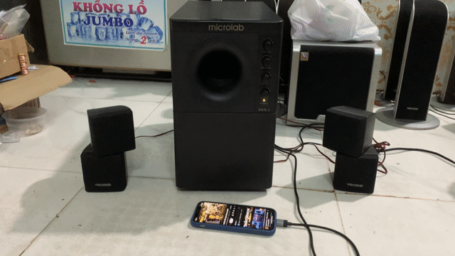 Bộ loa vi tính Microlab X3 2.1 đời đầu nguyên tem. Mua bán Tivi, Âm thanh tại Quận Tân Phú Tp Hồ Chí Minh được đăng bởi anphong hình 1