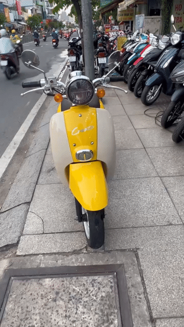 Honda Cream Plus 2022 Vàng kem. Mua bán Xe máy tại Quận Tân Phú Tp Hồ Chí Minh được đăng bởi Tuanduy hình 1
