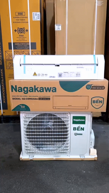 Máy lạnh Nagakawa 1.5 Inverter MỚI 100% . Mua bán Máy lạnh, điều hoà tại Thành phố Thuận An Bình Dương được đăng bởi Ngọc Bích Điện Máy Trả Góp  hình 1