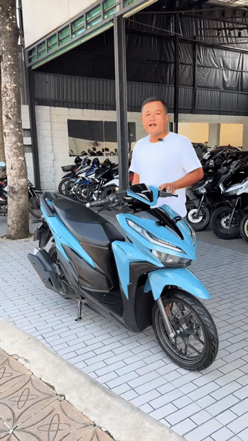 Honda Vario 125 2022 Xanh xi măng. Mua bán Xe máy tại Quận Ô Môn Cần Thơ được đăng bởi Trần Tùng hình 1