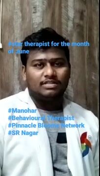 Dr.Kalimili Manohar Star Therapist Award for June 2022 Narrated in English