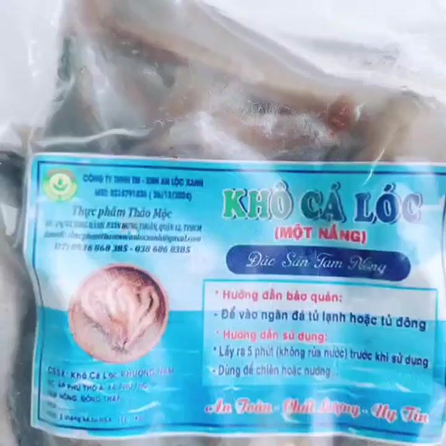 khô cá lóc thảo mộc 1 nắng. Mua bán Đồ ăn, thực phẩm và các loại khác tại Huyện Hóc Môn Tp Hồ Chí Minh được đăng bởi Trần Thị Nghi  hình 1