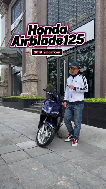 Honda Airblade 125 Smartkey Xanh NaVi Đẹp zin. Mua bán Xe máy tại Quận Ba Đình Hà Nội được đăng bởi Xe Máy Nam Thi hình 1