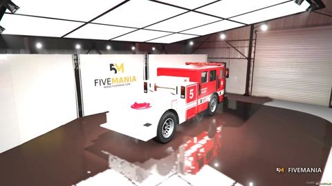 FIVEM Fire Engine | Lore Friendly Fire Truck Add-On | Working Lights | Custom Livery | Detailed Interior | Optimized | Fivem Ready | High Quality, video preview