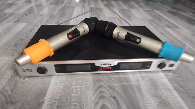 Micro không dây Shure KTV-600 Vàng đồng. Mua bán Tivi, Âm thanh tại Huyện Hóc Môn Tp Hồ Chí Minh được đăng bởi Đức Anh hình 1