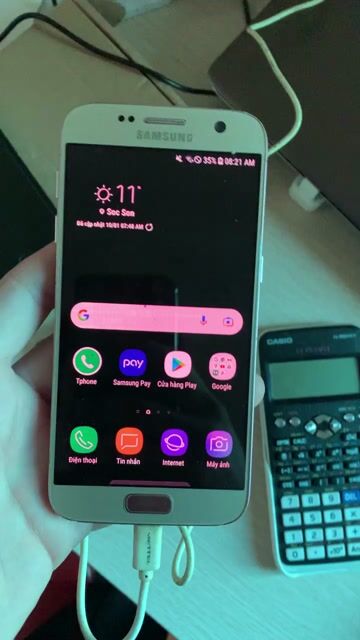 Samsung S7 Vàng Ổn. Mua bán Điện thoại tại Huyện Hiệp Hòa Bắc Giang được đăng bởi Hoàng Văn Thắng hình 1